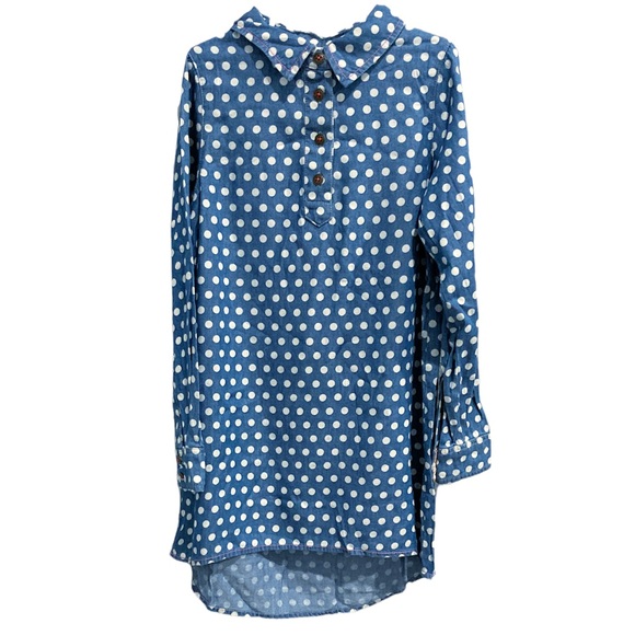 Matilda Jane Other - Matilda Jane Chambray Polka Dot Dress